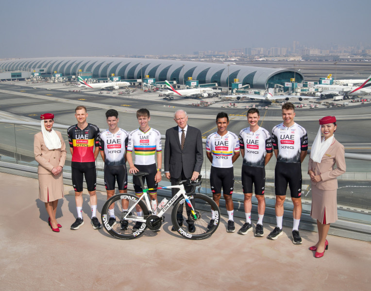 Emirates Welcomes UAE Team Emirates XRG After Record-Breaking Season